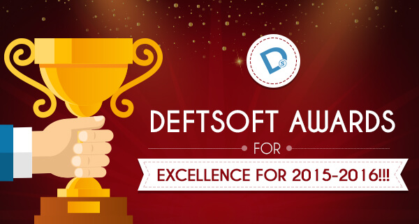 Deftsoft Awards for Excellence for 2015-2016!!!