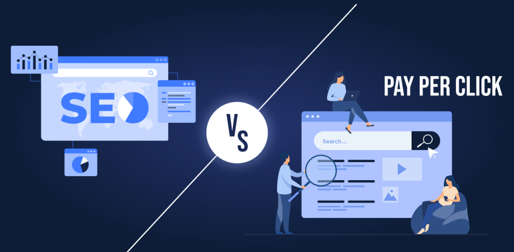Compare PPC with SEO
