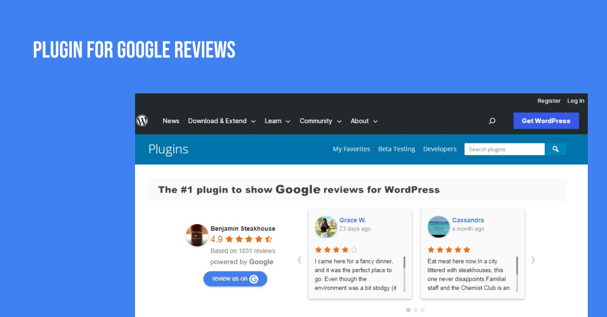 WP Google Review Slider