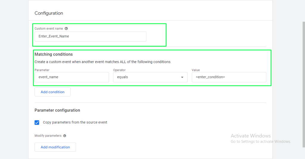 Configure Tag