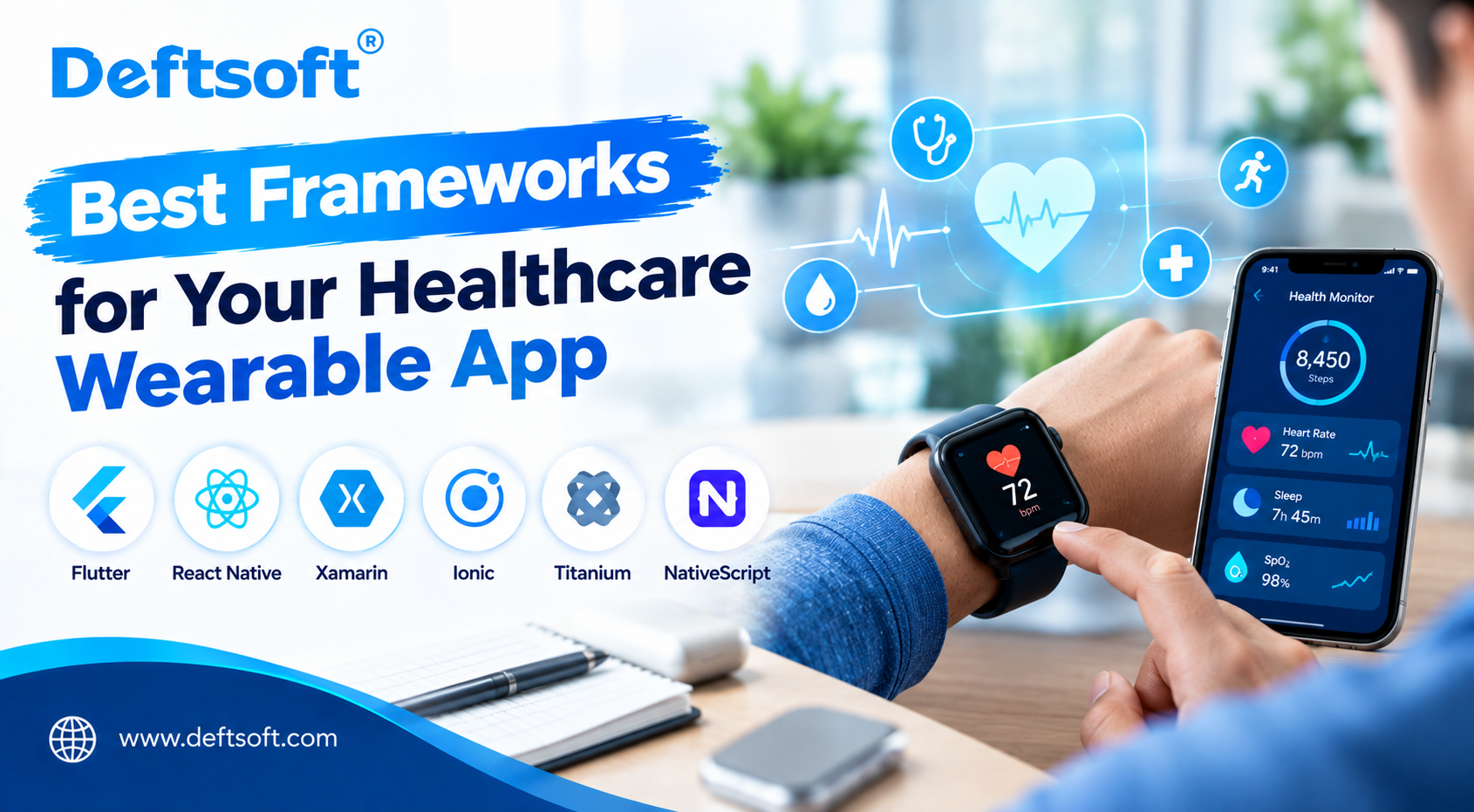 Best Frameworks for Your Healthcare Wearable App