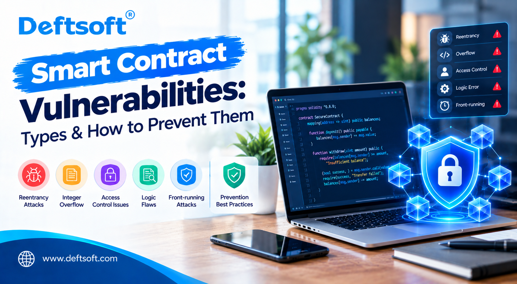 Smart Contract Vulnerabilities: Types & How to Prevent Them