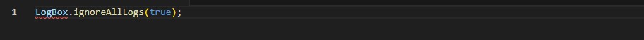 disable LogBox with this code