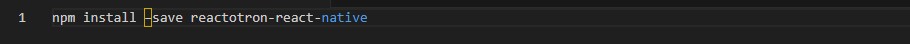 Install Reactotron dependencies