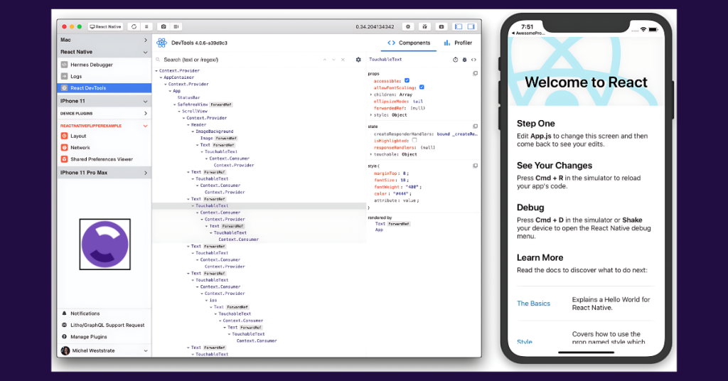 flipper react native