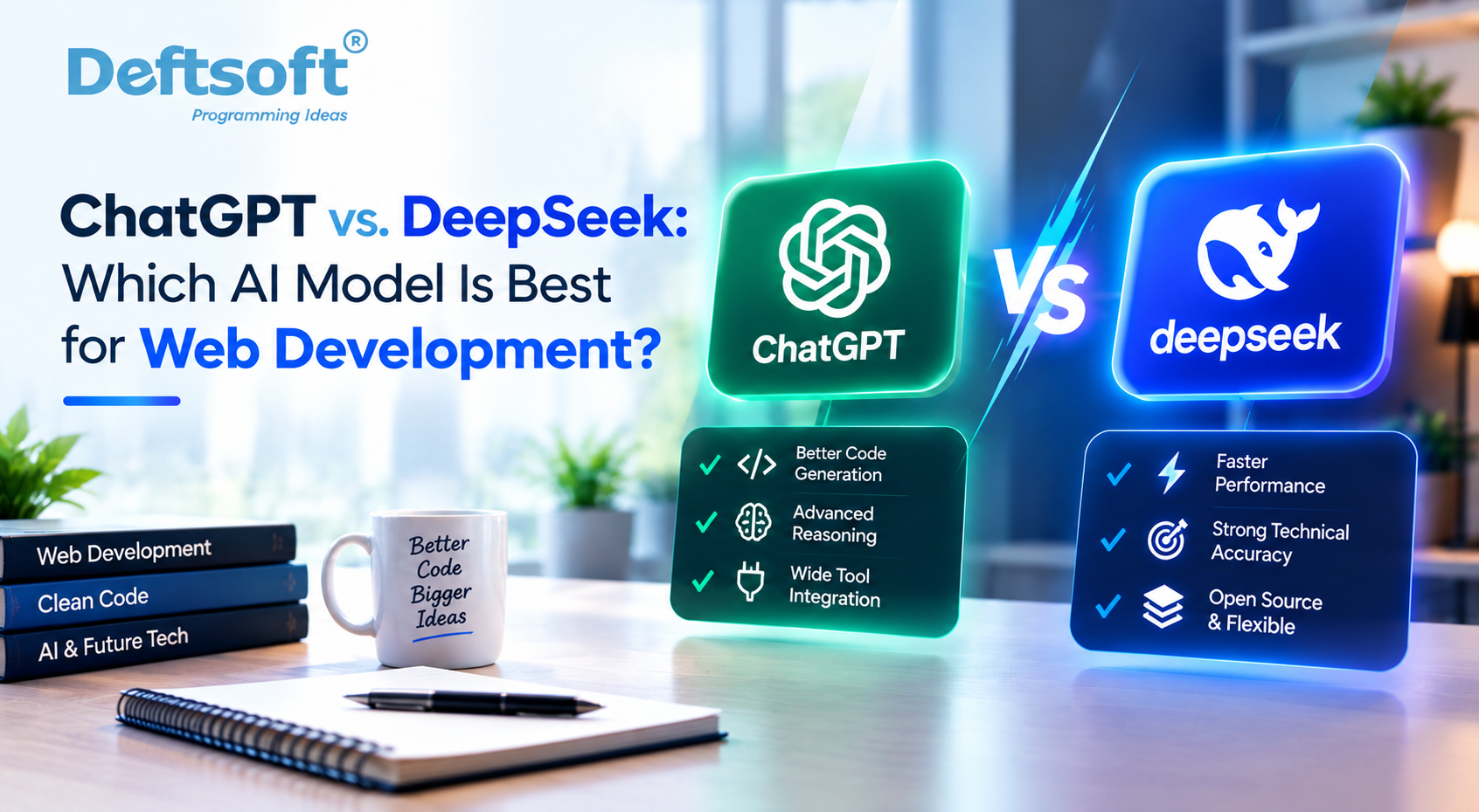 ChatGPT vs. DeepSeek: Which AI Model Is Best for Web Development?