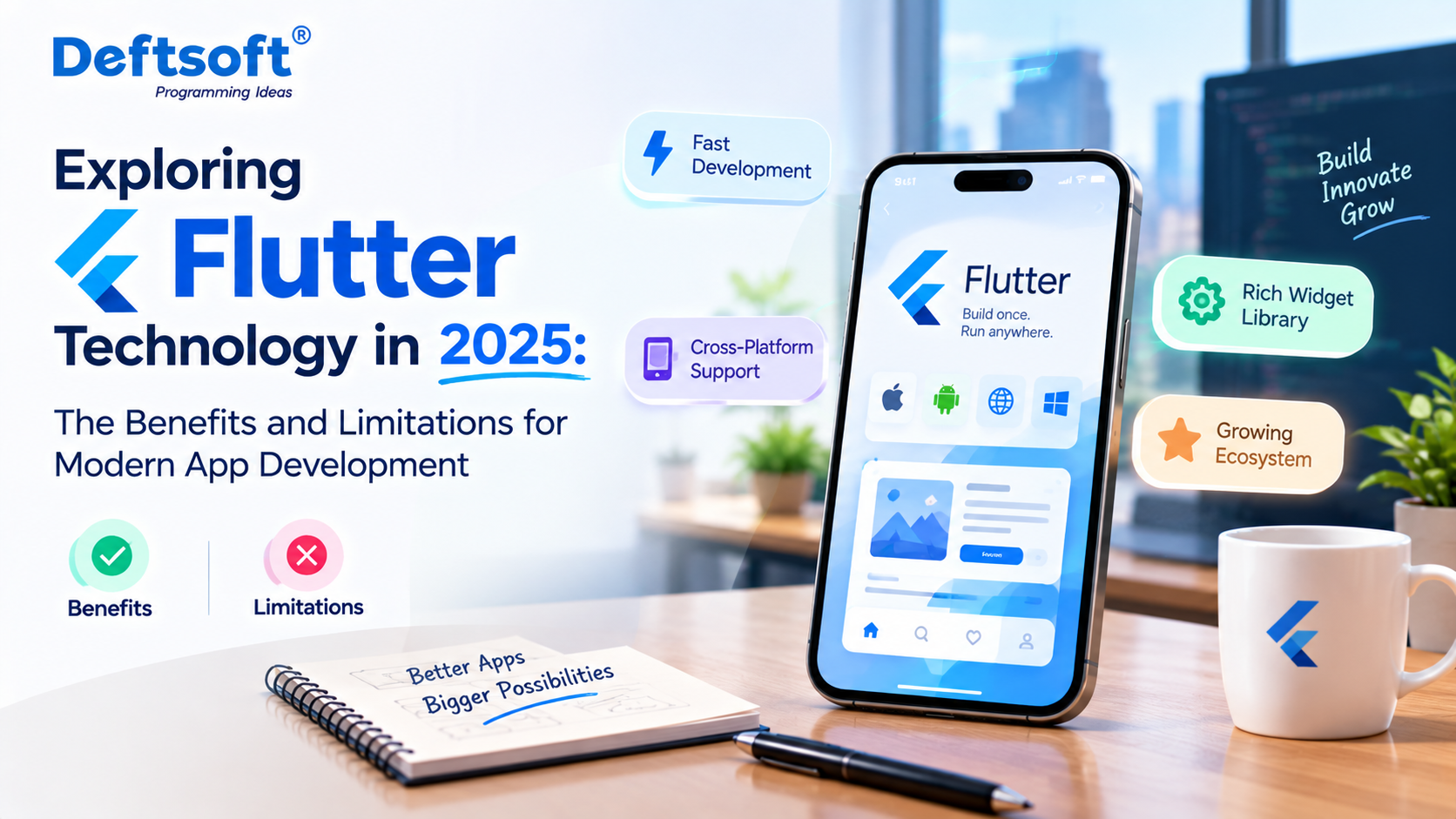 Exploring Flutter Technology in 2025: The Benefits and Limitations for Modern App Development