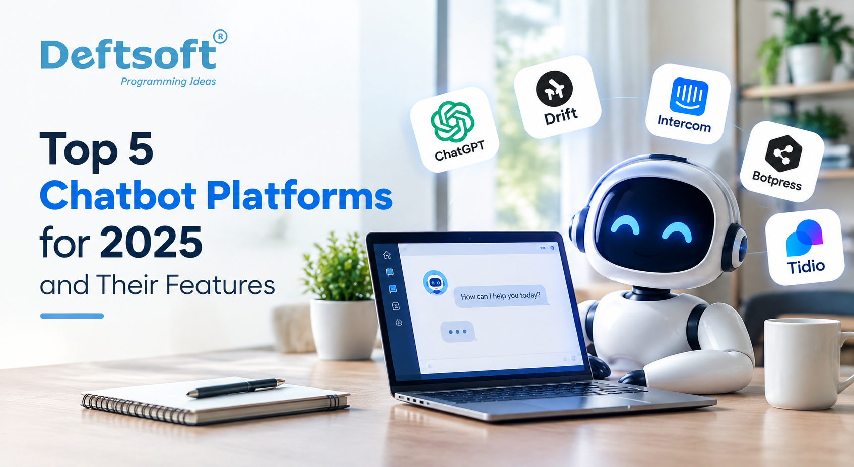 Top 5 Chatbot Platforms for 2025 and Their Features