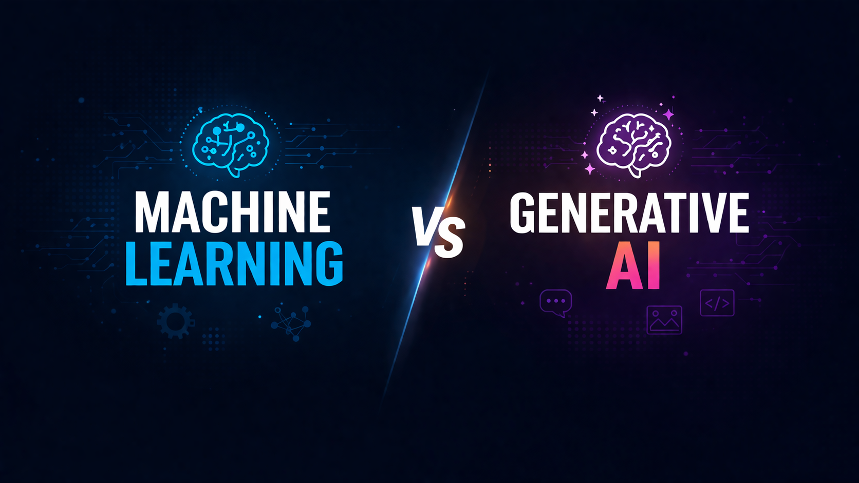 What Is the Difference Between Machine Learning and Generative AI?
